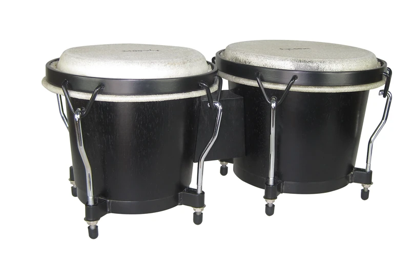 Tycoon Percussion TB-8BBK Rimto Series 6" & 7" Mini Bongos Black