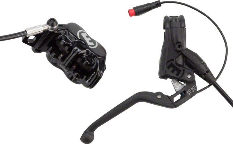 MAGURA MT5e Scheibenbremse VR/HR Ausführung Schalter: HIGO-Schliesser, Bicycle Brake, Unisex-Adult, Black, One Size