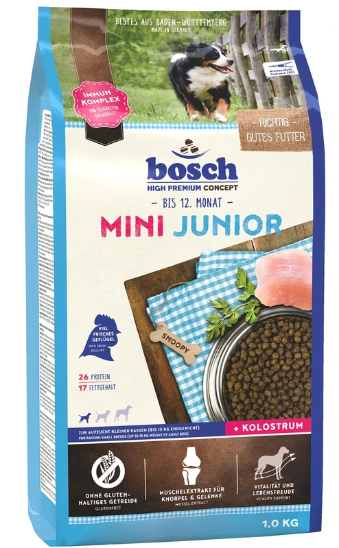 bosch Pet Food HPC Mini Junior Dry dog food for the rearing of small breeds, 15.50 kg