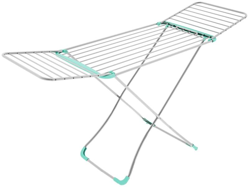 Colombo infinity Airer, Stainless Steel/Plastic, green water, 133.5 x 56.5 x 5 cm