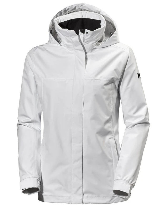 Helly Hansen Womens Aden Rain Jacket, S, White