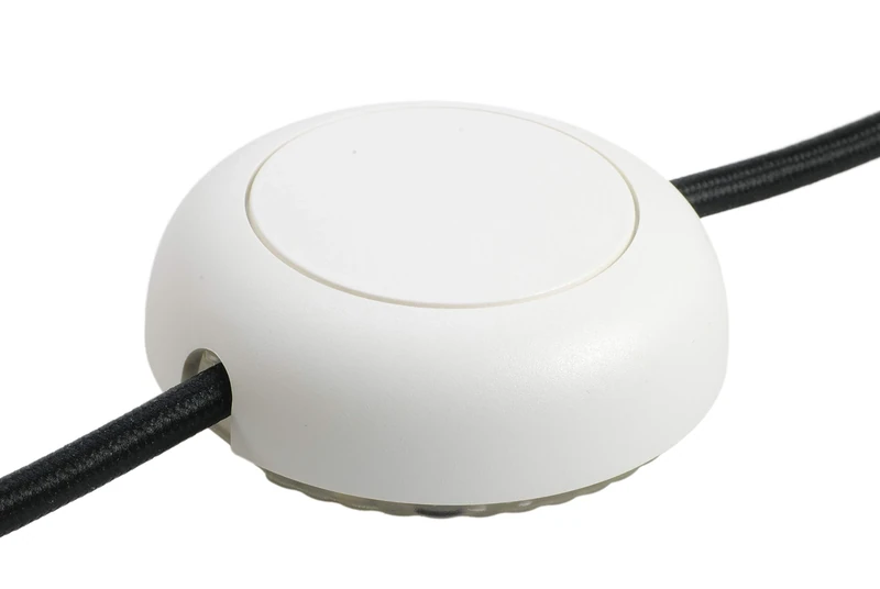 EHMANN 2460x0800 Electronic LED Cord Dimmer T24.08 White, Phase control, 230 V, 50 Hz, Power: LED 3-55 W, 5-150 W/VA