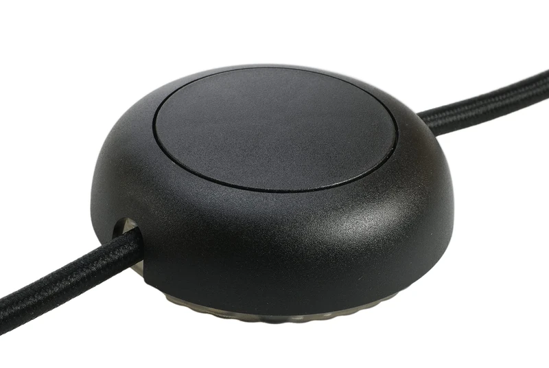 EHMANN 2420x0800 Electronic LED Cord Dimmer T24.08 Black, Phase control, 230 V, 50 Hz, Power: LED 3-55 W, 5-150 W/VA