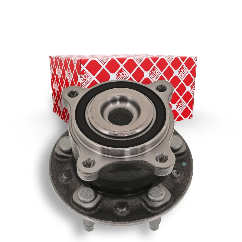 febi bilstein 47317 Wheel Bearing Kit with wheel hub and ABS sensor ring, pack of one