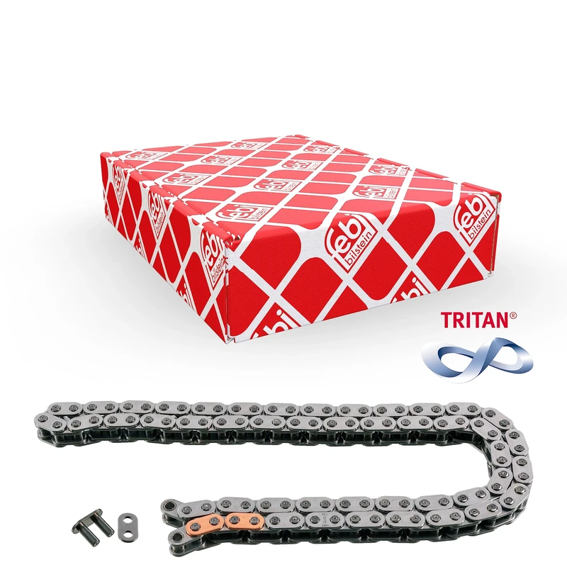 febi bilstein 47210 Timing Chain for camshaft, TRITAN®-coated, pack of one