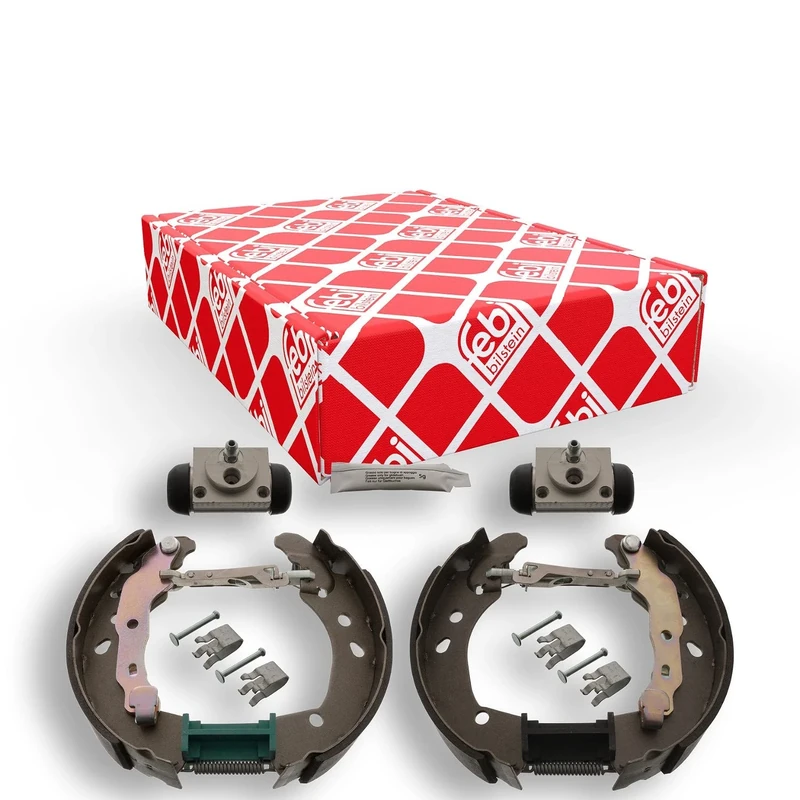 febi bilstein 47162 Brake Shoe Set with additional parts, pack of two