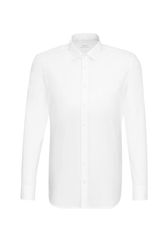 Seidensticker men's business shirt - extra slim fit - non-iron - Kent collar - long sleeve - 100% cotton