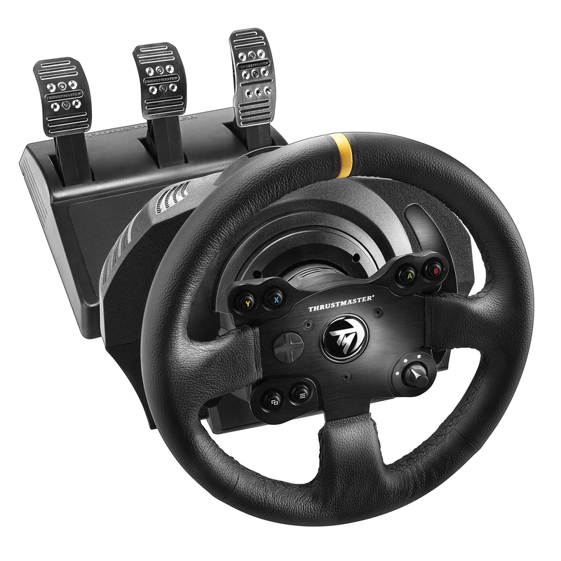 Thrustmaster TX Racing Wheel Leather Edition – Premium Racing Wheel for Xbox and PC with Realistic Force Feedback