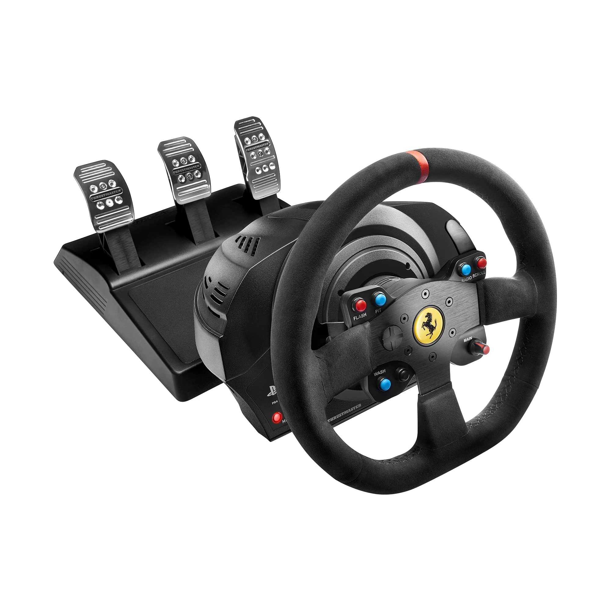 Thrustmaster T300 Integral Alcantara - High-Performance Racing Wheel and Pedal Set with Force Feedback for PC, PS4, and PS5, PS5 Pro