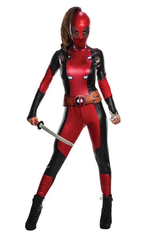 Rubie's 810984S000 Deadpool Fancy Dress, Women, Multicolour, S Halloween