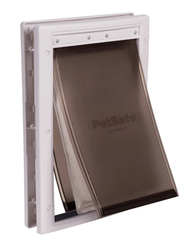 PetSafe Extreme Weather Pet Door - Triple Flap, Energy Efficient, Customisable Frame - Medium