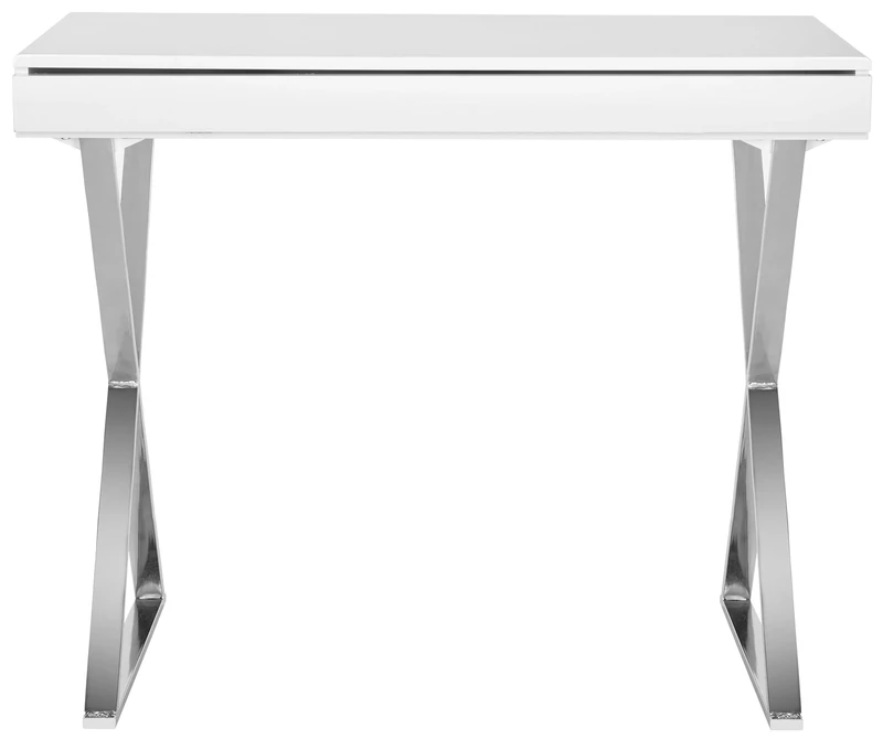 Safavieh Gordon Desk, White & Chrome