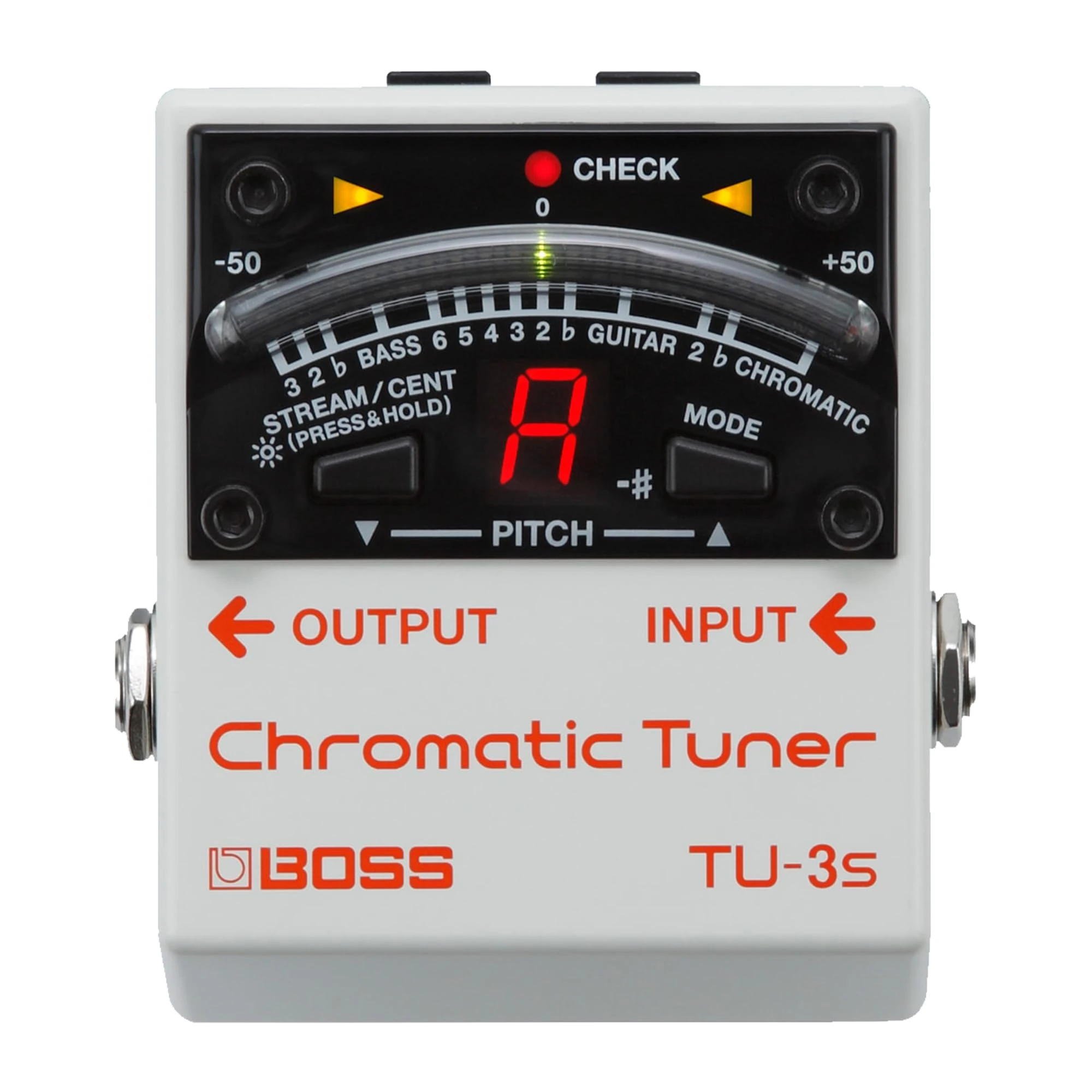 BOSS TU-3S Ultra compact tuner for guitar and bass