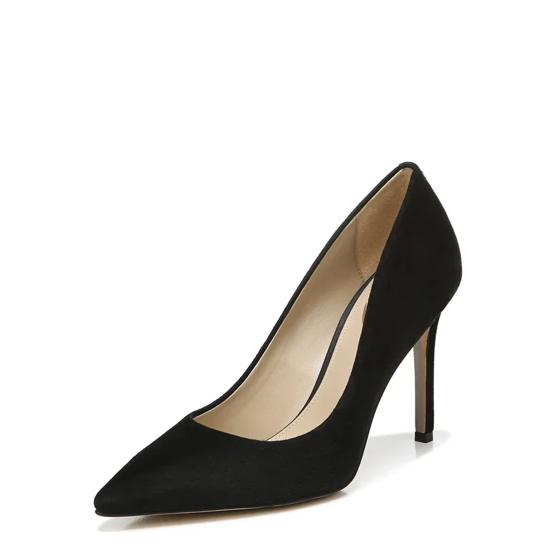 Sam Edelman Women's Hazel Pump, Black Suede, 2.5 UK