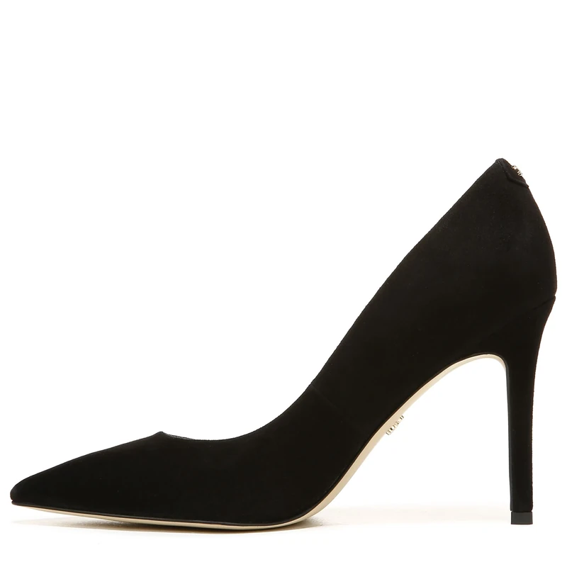 Sam Edelman Women's Hazel Pump, Black Suede, 5.5 UK
