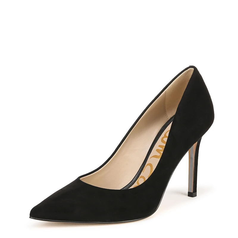 Sam Edelman Women's Hazel Pump, Black Suede, 7 UK