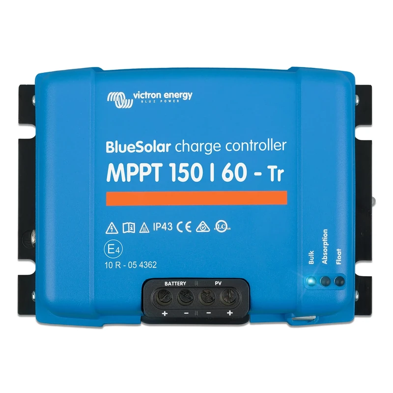 Victron Energy BlueSolar MPPT Tr Solar Charge Controller - MPPT Charge Controller for Solar Panels - 150V 60 amp 12/24/36/48-Volt