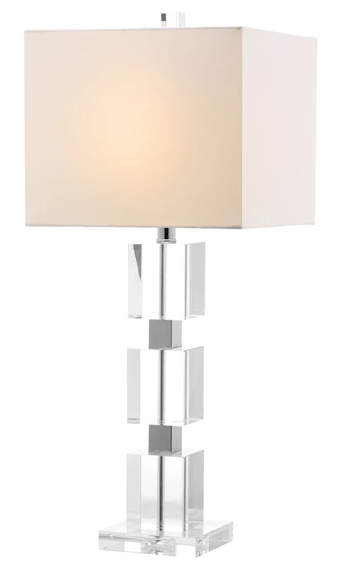 SAFAVIEH Modern Glass Table Lamp, in Clear