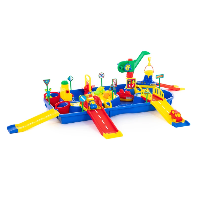 Polesie Polesie51974 Profi-Set Watersystem (Box) -Water World Toys, Multi Colour