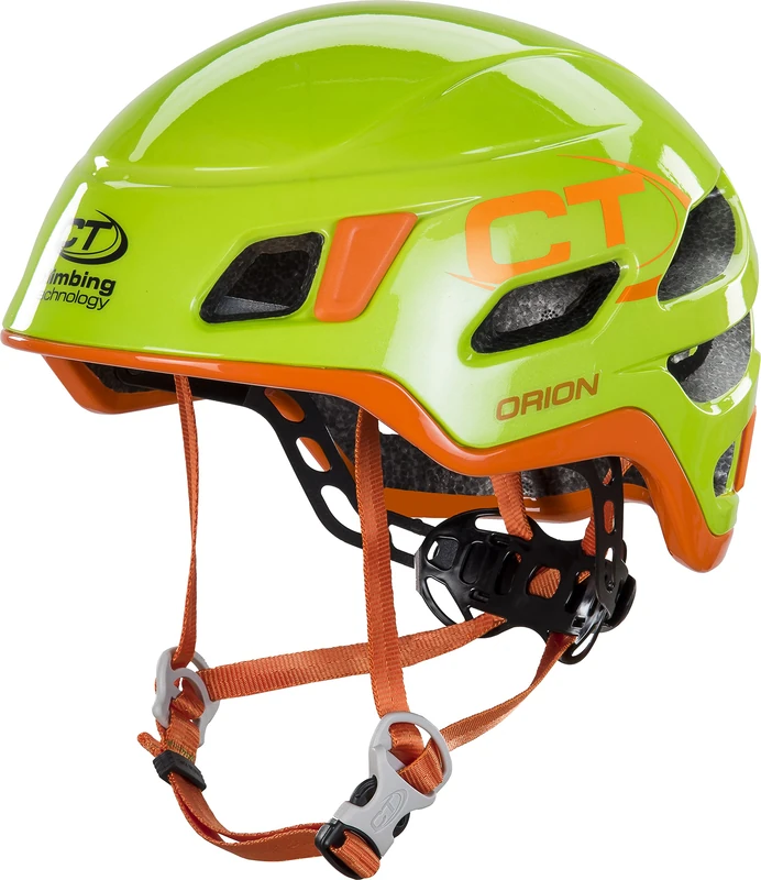 Climbing Technology Orion 6 X 94209ab0ctstd Helmet, Green/Orange, S-M