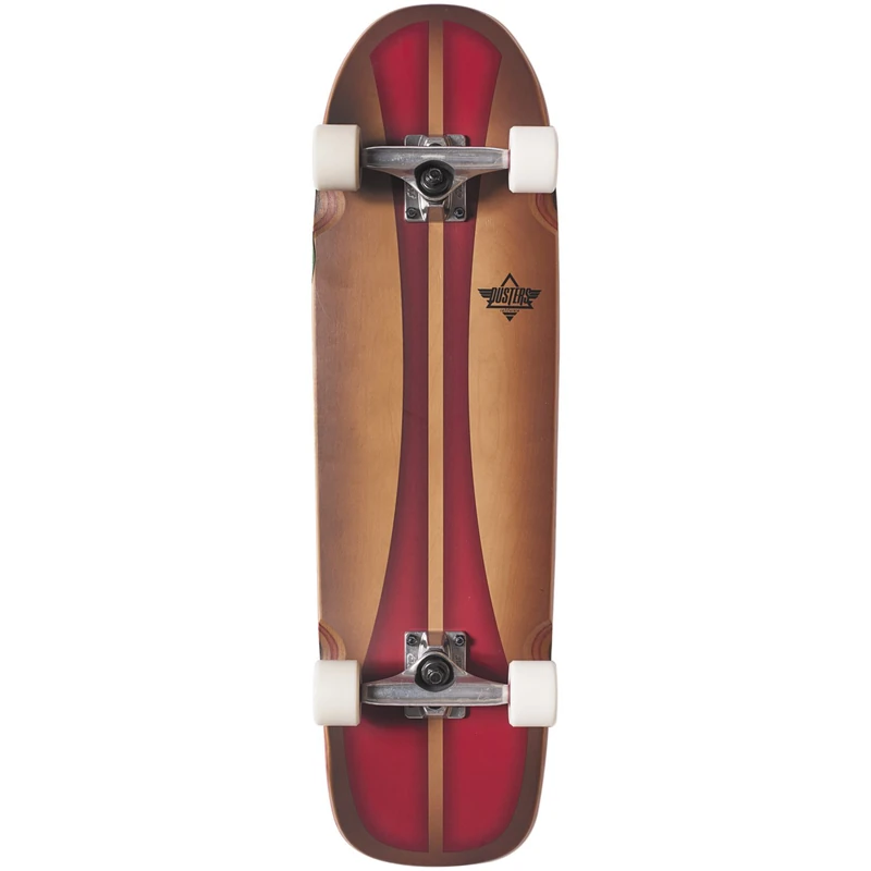 Dusters Grind 30 Longboard, Red/Brown/Kryptonics