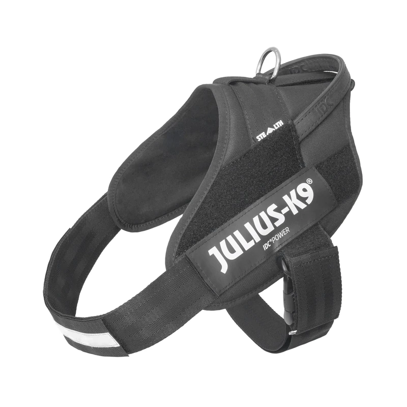Julius-K9 16STEALTH-P-3 IDC Stealth PowerHarness for Dogs, Size 3, Black