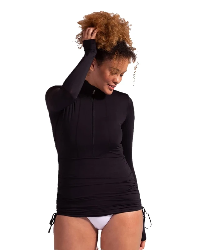 BloqUV Women's Cover Up Dress, Small, Black