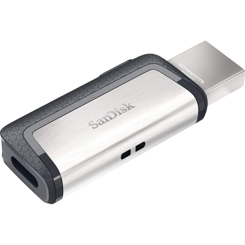 SanDisk Ultra 32 GB Dual USB Flash Drive USB 3.0 Type-C, Silver