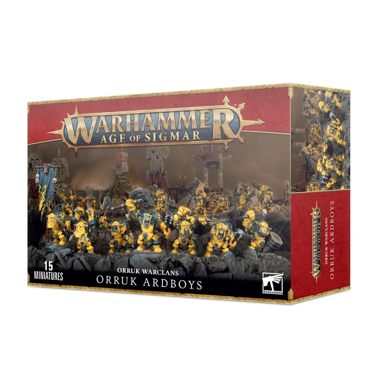 GAMES WORKSHOP 99120209033 Ironjawz Orruk Ardboyz, Black