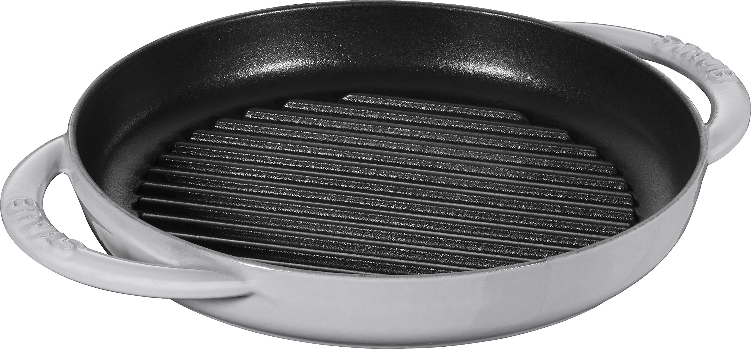 STAUB 40511 Pump – Cast Iron Round Griddle Grey – 22 cm