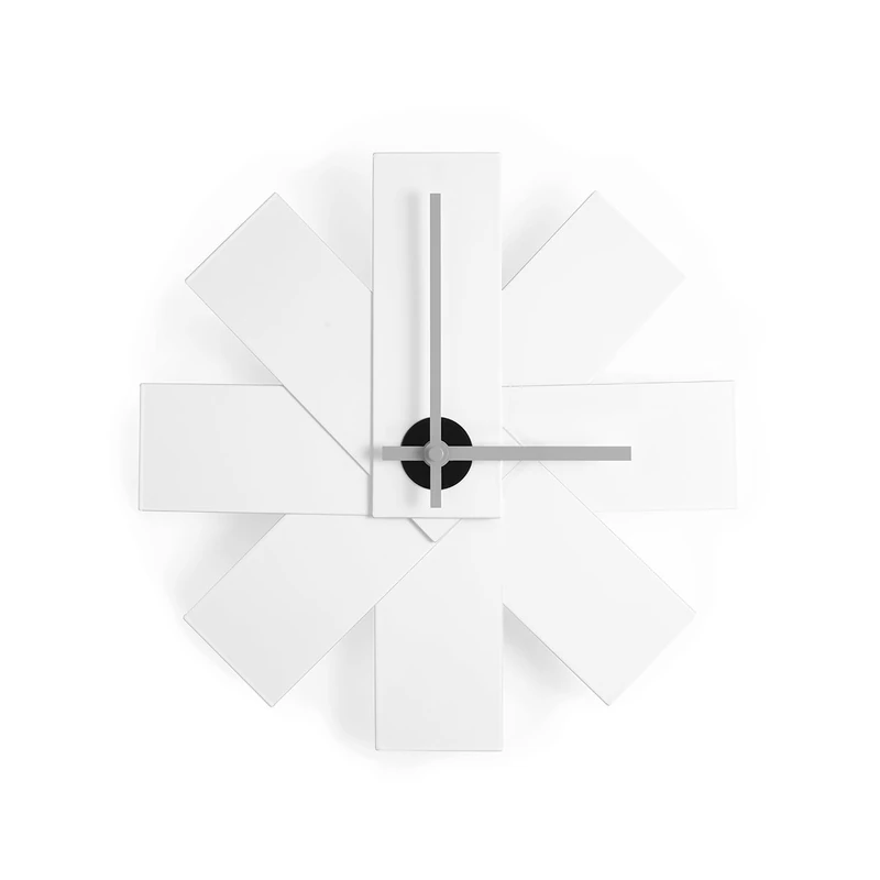 Norman Copenhagen Watch Me Wall Clock, Aluminium, White, 28.5 cm - Image 1