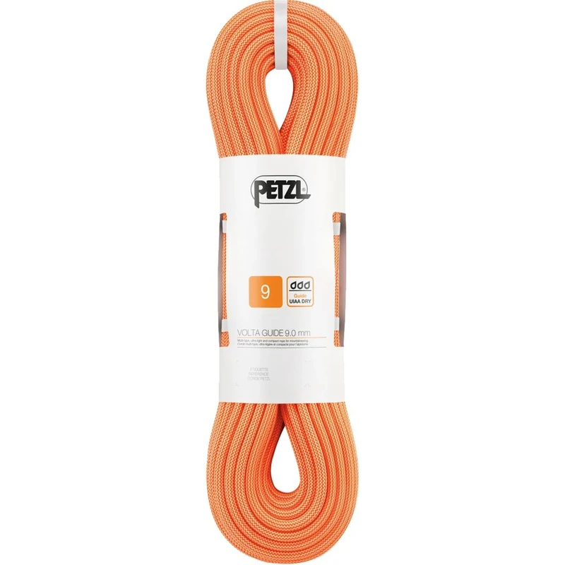 Petzl Volta Guide, Rope multitipo 9.0 mm Uiaa Dry. 60 m