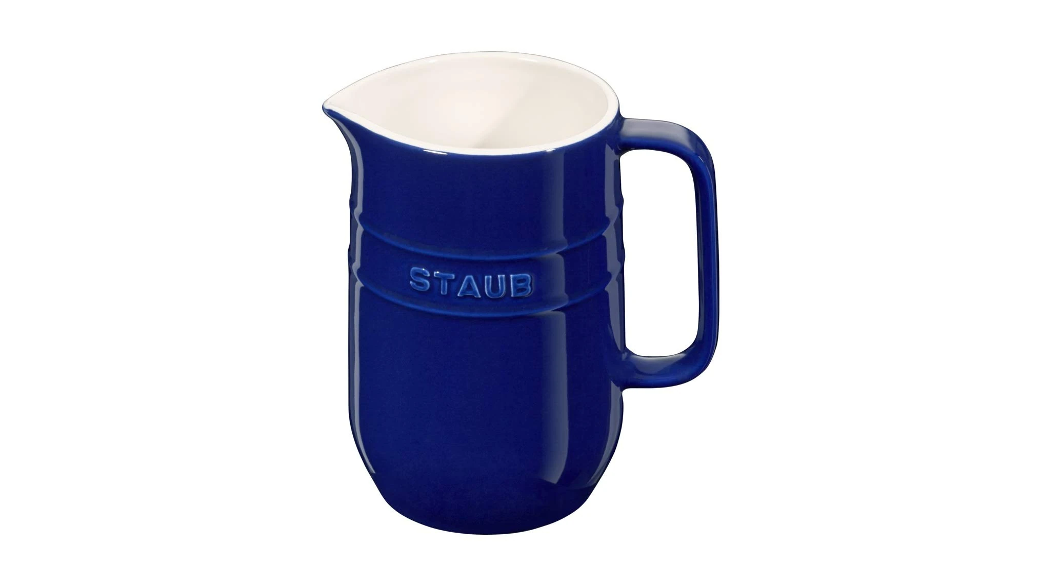 STAUB Ceramic Round Pitcher - Dark Blue