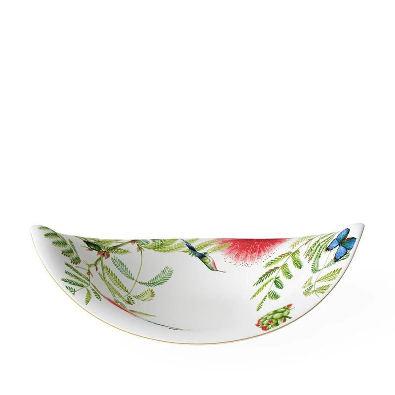 Villeroy & Boch Amazonia Bowl, Porcelain, Multi-Colour, 47 x 38 cm