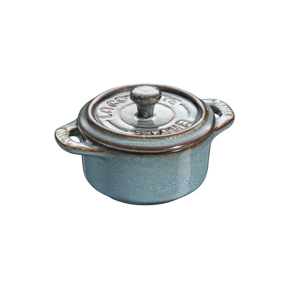 Staub Mini Cocotte in antiktürkis