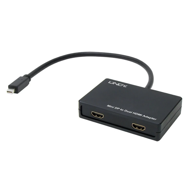 LINDY 41732 Mini DisplayPort to 2 x HDMI MST Hub