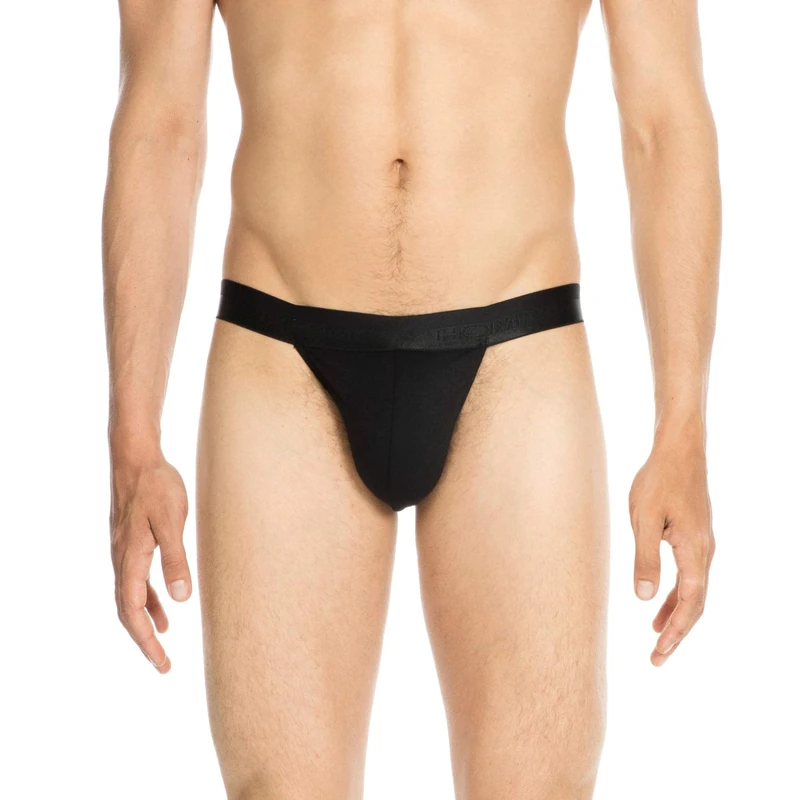 HOM, Mens, Classic Tanga Briefs, Black, S
