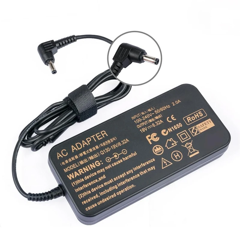 MicroBattery 120W Asus Power Adapter 19V 6.32A Plug: 5.5*2.5, ADP-120ZB BB,90-N8BPW3000T, 90-N00P (19V 6.32A Plug: 5.5*2.5 Including EU Power Cord)