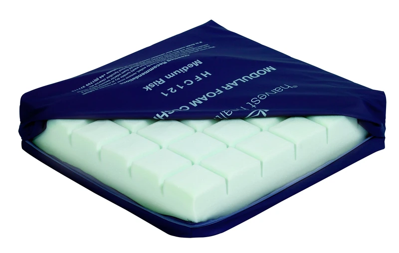 Harvest Healthcare Modular Foam Pressure Care Cushion -Medium Risk (Eligible for VAT relief in the UK), 430(L)x430(W)x95(H) mm, Paired Mattress - Community (HSMCOM), Safe Working Load 95kg / 15st