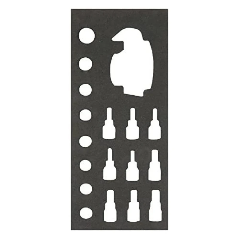 Bahco FF1E2207 1/3 Module 25 Parts Socket Wrench and Equipment, Multi-Colour, 1/2-Inch