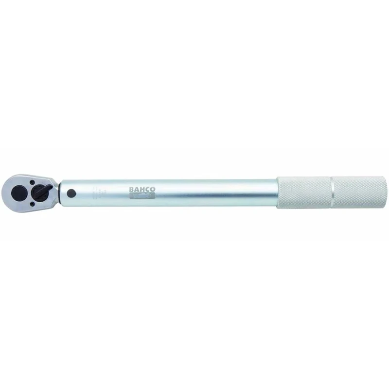 Bahco 7851P-340 Preset of Metal Mechanical Torque Wrench, Silver/Grey, 1/2-Inch, 60-340 nm