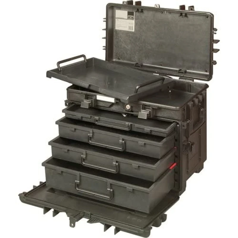 Rigid CASE W/Wheels-4 Drawers - Unid: 1 - Image 1