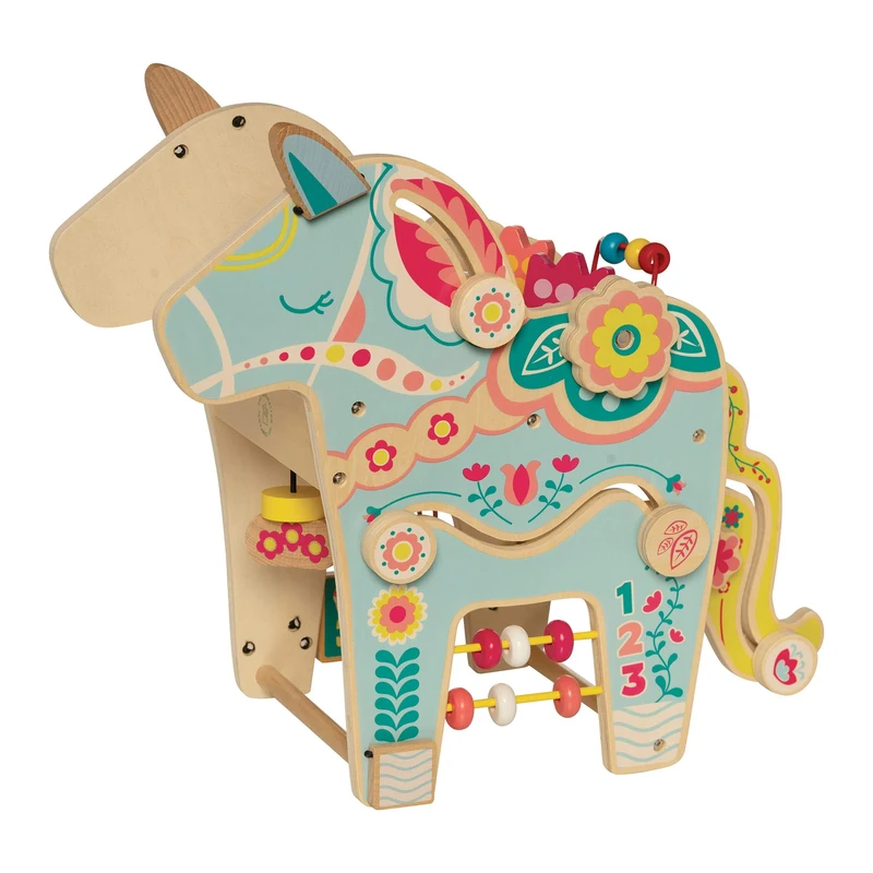 Manhattan Toy Playful Pony Wooden Toddler Activity Center