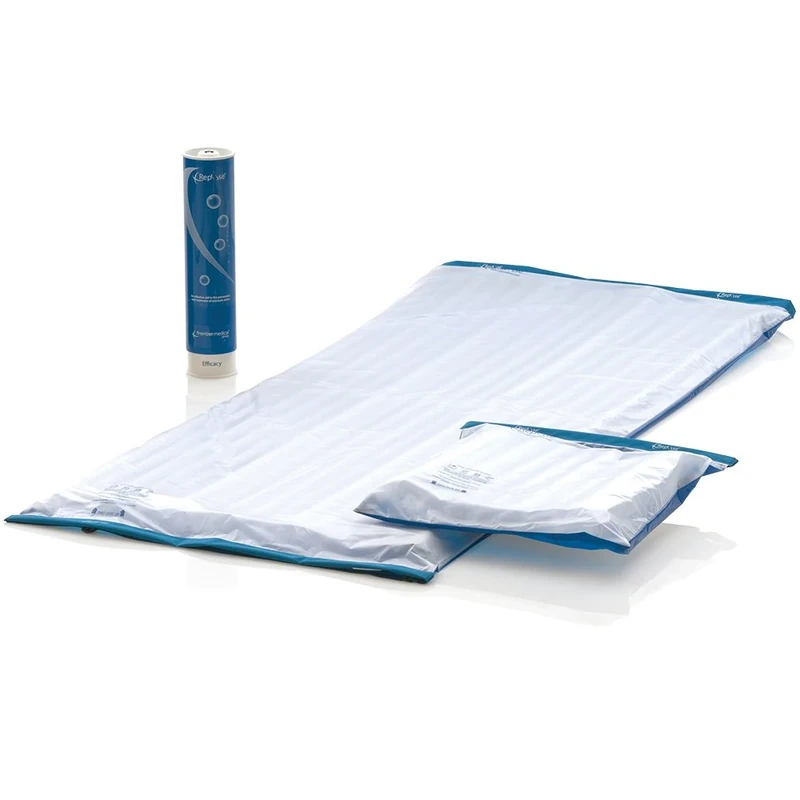 NRS Healthcare Repose Air Filled Mattress Overlay and Cushion Set - Pressure Care (Eligible for VAT relief in the UK)