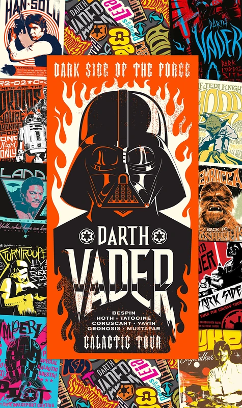 Komar VD-020 "Rock on Posters" Star Wars Wallpaper - Multi-Colour