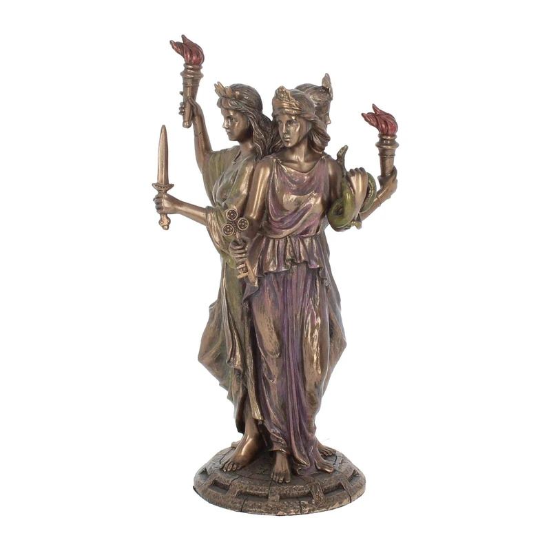 Nemesis Now Hecate Goddess of Magic Figurine, Bronze, 21cm, Marrón, Marrón, Marrón, Marrón, Marrón, Marrón, Marrón, Marrón, Marrón, Marrón, Marrón, Marrón, Marrón, Marrón - Image 1