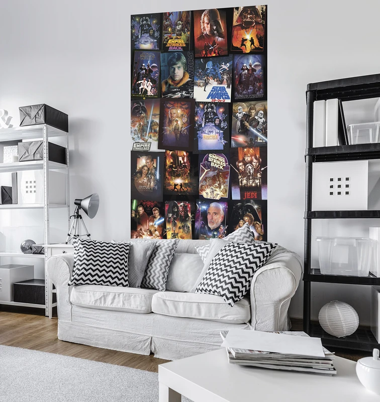 Komar VD-048 "Posters Collage" Star Wars Wallpaper - Multi-Colour