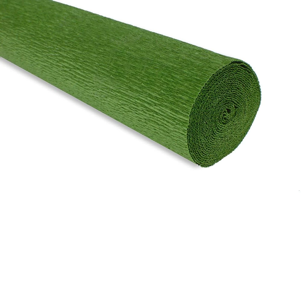 FloristryWarehouse Crepe Paper roll 180g (50 x 250cm) Leaf Green (Shade 591)