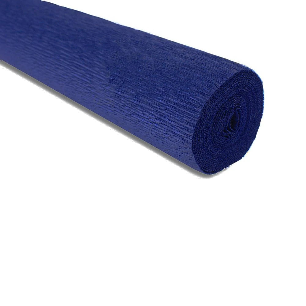 FloristryWarehouse Crepe Paper roll 180g (50 x 250cm) Deep Blue (Shade 555)