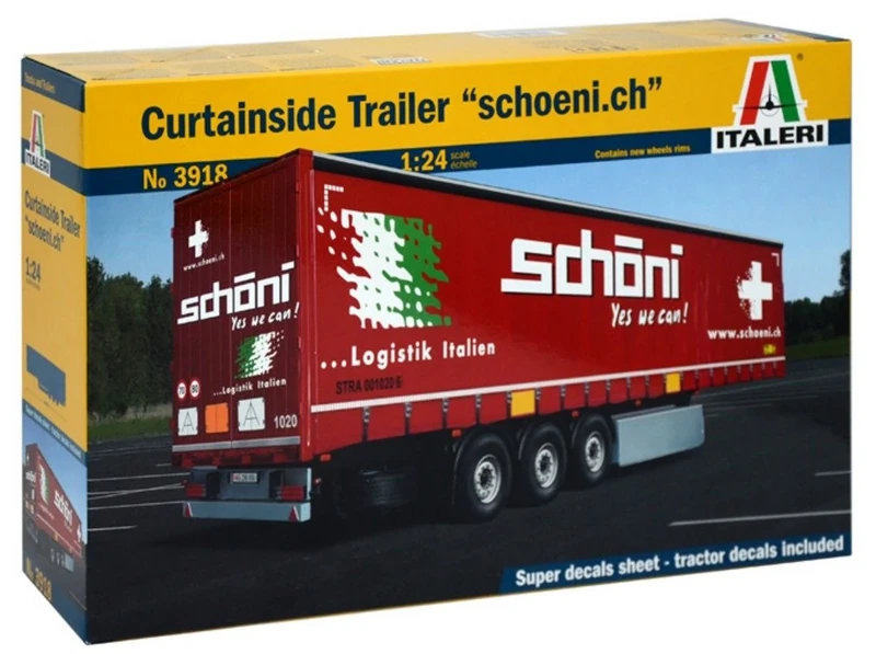 Italeri 1: 24 3918 – Tarpaulin Trailer, Vehicles
